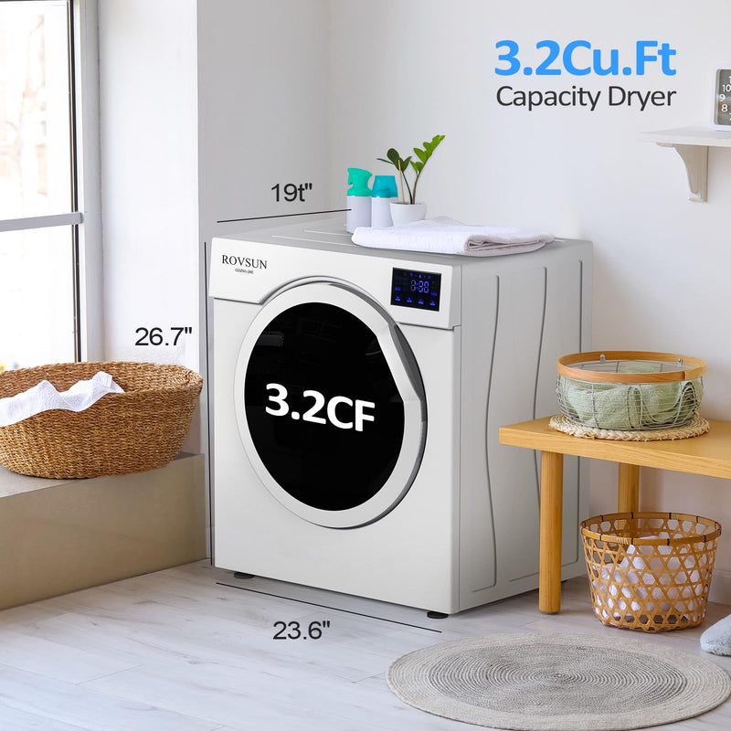ROVSUN 13LBS Portable Clothes Dryer with Intelligent LCD Touch Screen