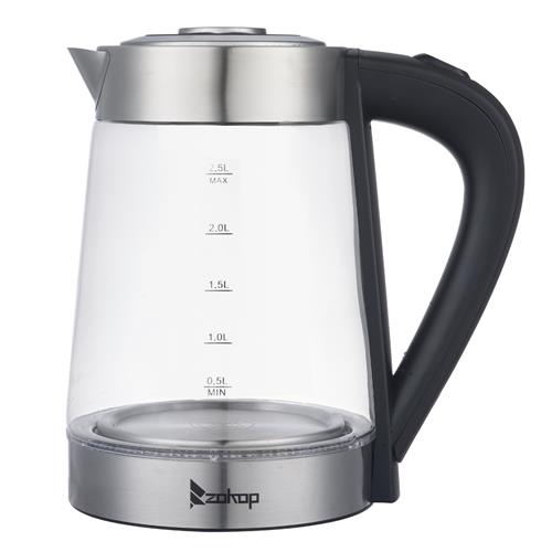 ROVSUN 110V 1100W 2.5L Electric Kettle with Blue Glass