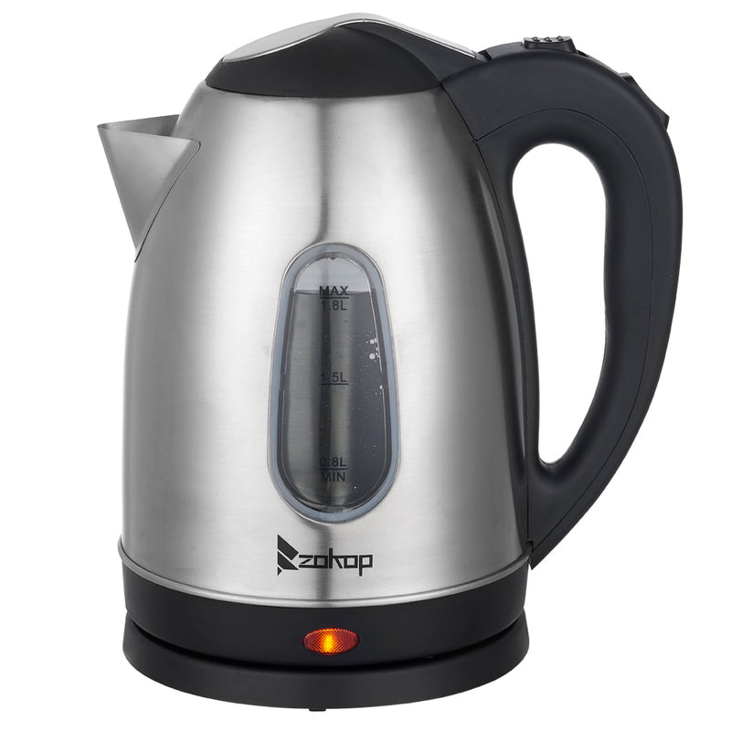 ROVSUN 110V 1500W 1.8L Stainless Steel Electric Kettle with Water Window